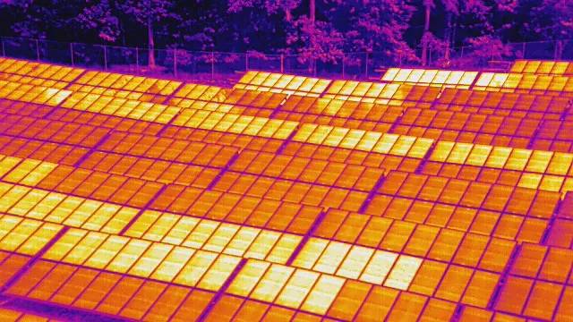 Thermographie par drone